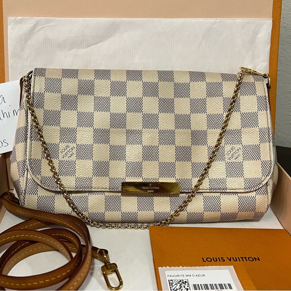 Louis Vuitton favorite mm azur